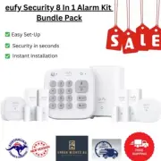 eufy Security 8 in 1 Alarm Kit Bundle Pack Home Security System