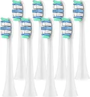 8pcs Replacement Toothbrush Heads Compatible For Philips Sonicare Replacement Electric Brush Head 4100 6500 6100 7500 5300 1100