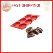 CAKETIME Silicone Egg Molds - Muffin Top Pan Whoopie Pie Pan 3" Round Silicone B