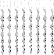 8Pcs Bird Repellent Rods,Bird Repellent Bird Reflective Scare Rod,Bird Scare ...