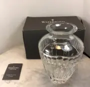 WATERFORD Crystal Pompeii Vase 8” New