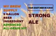 Strong Ale Homebrew 5 gal Advance ALL GRAIN Beer Recipe Kit by My Brew Supply