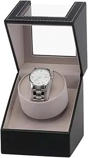 [CFZSALK] Watch winder automatic Automatic Rotate Watch Winder Storage Winder Box Leather Watches Storage Case Display Box Watch Winders KeYJ