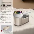 Yellow Portable Handheld Garment Steamer | Mini Steam Iron for Home & Dorm Use |