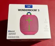Ultimate Ears - WONDERBOOM 3 Portable Bluetooth Mini Speaker - Hyper Pink