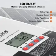 20A MPPT Solar Charge Controller Auto DC Input LCD Display Battery Regulator