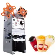 220V Semi-automatic Bubble Tea Cup Sealing Machine Cup Sealer WY-168 7/7.5/9.5cm