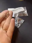 Silvertone Twist Huggie Earrings Made With Swarovski Crystals