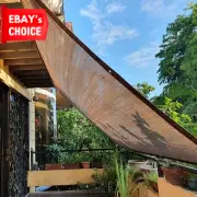 Rectangle Sun Shade Sail 6'6"x9'9" UV Block Canopy for Patio Pergola Gazebo Porc