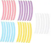 NULYLU 5 Sheets Silicone Lash Lifting Pads Reusable Eyelash Perming Strips for Professional Salon Use Comfortable and Lightweight Eye Pads for Eyelash Shape