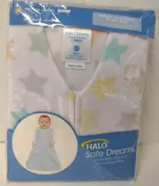NEW HALO Safe Dreams Wearable Blanket Medium 6-12 Months Micro Fleece