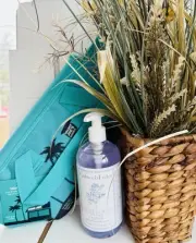 Trader Joe's Teal Mini Cooler Bag & Bonus Crabtree Nantucket Briar Hand Wash New