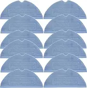 [YBVABE] Mop Pads for Roborock S7 / S7+ / S7 MaxV Ultra / S7 Pro Ultra / S8 / S8+ Series Robot Vacuum, 12 Pack Microfiber Mopping Cloth Vacuum Accessories, Replacement Perfect Fit for S7 and S8 Series