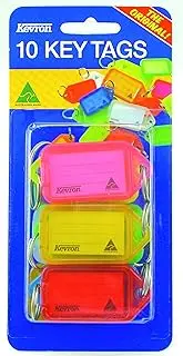 KEVRON 46944 Key Tags Id38 Fluoro Assorted Pack 10