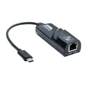 1000Mbps Type-c USB-C to RJ45 Gigabit Ethernet LAN Adapter Network Adapter Compatible with iPhone 16/15/Plus/Pro Max, Galaxy S24, PC, MacBook Air, iPad