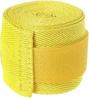 5Cm Width Cotton Boxing Bandage Sport Bundle Strap Sanda Muay Thai Taekwondo Hand Wrapped Gloves Boxing Handguard Protective Gear,Yellow,2.5M