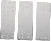 minkissy Manicure Set Nail Art Template Nail Stamping Plates for Women Girls Stamper