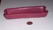 (1) Frankoma Pottery Corn on the Cob Dish Holder7 1/4" Cabernet Burgundy