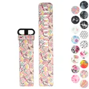StrapsCo Patterned Silicone Rubber Watch Band Strap for Fitbit Charge 3