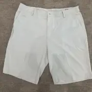 Adidas Shorts Men's Size 38 ClimaLite Print Logo Golf Gray NWT