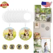 Artistic 3D Wind Spinners: 6 Pack of 12" Aluminum Craft Blanks for All Occasions