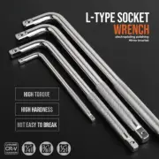 L Type Bent Bar Spanner Socket Wrench 150mm 250mm 300mm Double End Wheel Wrench