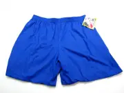 VTG Jerzees Reversible Athletic Gym Shorts Adult 2X Elastic Active Retro Blue