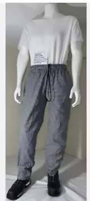 Chef Works Checkered Elastic Waist Uniform Pant w/Zipper Special Size Medium