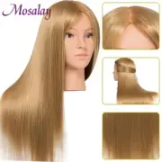 Dolls Head with 65cm High-Quality Synthetic Hair Mannequin Head Training Head