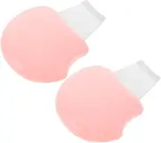 BELLIFFY Mini Facial Spatula Manual Head Extractor Blackhead Removal Tool Face Exfoliator Brush Pore Face Scrubber Exfoliator Brush