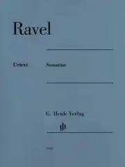 Ravel Sonatine for Piano Solo Henle Urtext Edition Classical Sheet Music Book