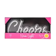 Gibson Gifts Cheers LED Neon Sign Light Stand Home/Room 30cm Tabletop Decor