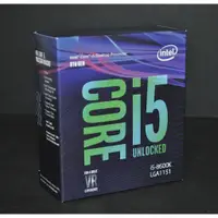 在飛比找蝦皮購物優惠-Intel 8代 Core i5-8600K 6核不鎖頻盒裝