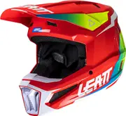 Leatt 2.5 Red, motocross helmet , color: Red/White/Yellow/Green , size: XL