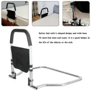 Foldable Bed Rail Safety Assist Handle Hand Guard Grab Bar Elderly Handicap,