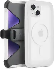 Pelican Voyager - iPhone 14 /13 Case 6.1" MagSafe Belt Clip Holster Clear