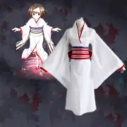 Noragami Nora Hine Kimono Yukata Cosplay Costume Headwear WristBand