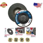 Premium 80 Grit Tiger Paw Flap Discs - 4-1/2" Size, Pack of 10 for Grinding