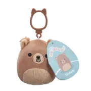 Squishmallows Stokely the Bear 3.5 inch Clip-On Plush