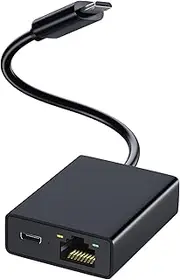 Ethernet Adapter for Fire TV Stick, RUIZHI Micro USB to RJ45 Ethernet Network Adapter Compatible with 4K Fire Stick, Chromecast Google Home Mini and Other Streaming TV Sticks