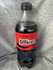 Share a Coke with Jillian 2025 Personalized Gift Coca~Cola Bottle 20oz Zero Jill