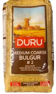 Medium Coarse Bulgur 1 kg. Stone Milled, All Natural From Turkey.