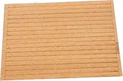 Totority 80pcs Sailboat Floor Planks Miniature Dollhouse Accessory Dollhouse Floorboards Miniature Dollhouse Flooring Sea Deck Boat Flooring Mini Boat Accessories Boat Decking Wooden Beige