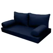 |COVER ONLY| Style 2 Full Knife Edge Daybed Mattress Bolster Pillow Covers AD101