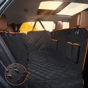 Dog Car Seat Cover for Back Seat, Waterproof Protector Scratchproof Grey