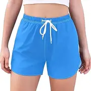 [ODAWA] Dark Goldenrod Quick-Dry Shorts Women's Athletic Shorts Athletic Workout Gym Shorts for Women