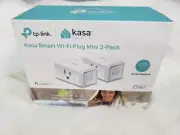 NEW TP-Link Kasa HS105 KIT Smart WiFi Plug Mini 2-Pack, No Hub Needed