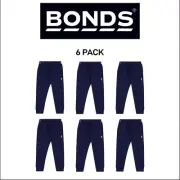 Bonds Baby Fleece Trackie Roomy Drop Crotch Styling & Tapered Legs 6 Pack KVRJA