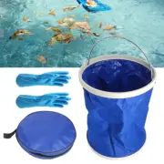 Pool Maintenance Kit Swimming Pool Cleaning Tools with Bucket Storage Bag BlKMW