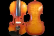 Strad style song maestro 3/4 violin one-piece back flame,powerful sound #14540